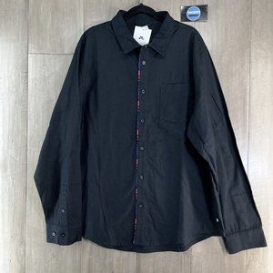 Nike SB Men's Skateboarding Top Button Down LS Shirt Black S / M / L DH2660-010